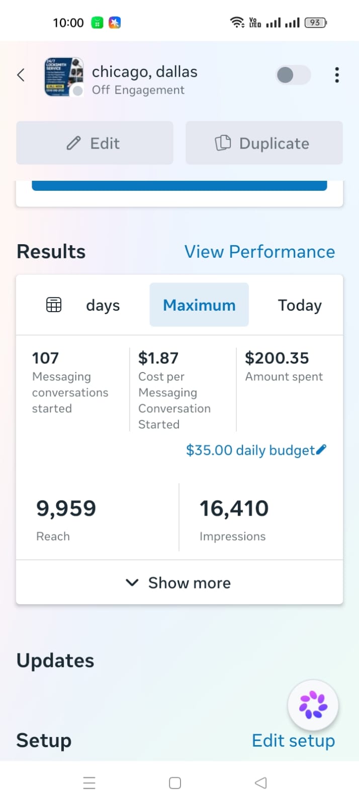 Locksmith Chicago/Dallas — Meta Ads